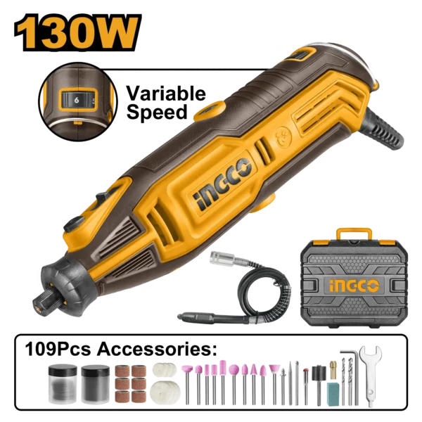 MOTOTOOL 130W INGCO 10000- 35000RPM.