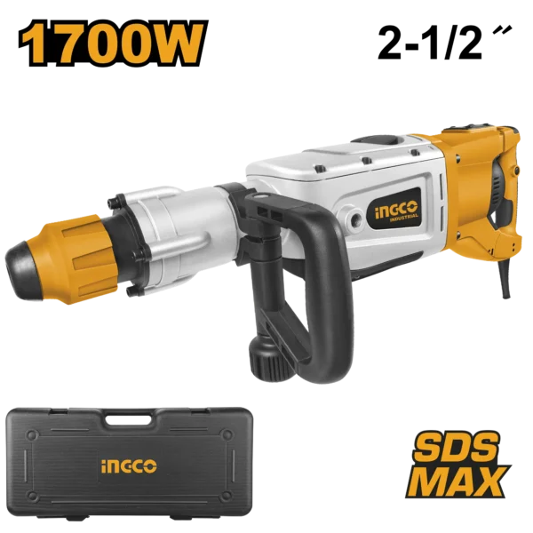 TALADRO ROTOMARTILLO SDS MAX 1700W INGCO