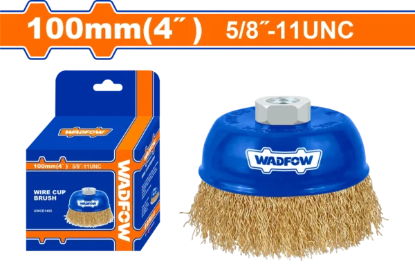 GRATA COPA RIZADA 4" X 5/8" ROSCA 11UNC AMOLADORA WADFOW |…
