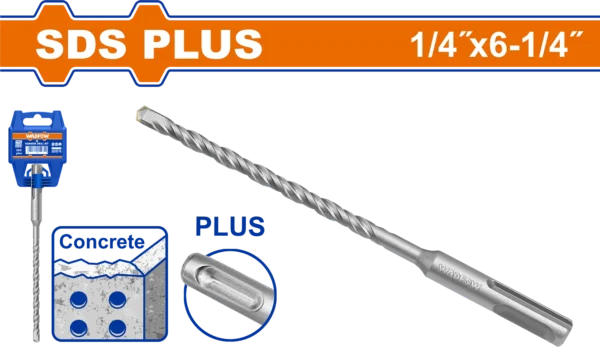 BROCA SDS PLUS 1/4"X 6-1/4" WADFOW