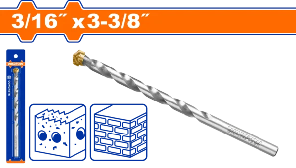 BROCA DE CONCRETO M2 3/16" WADFOW
