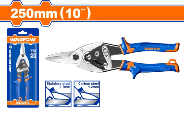 TIJERA DE AVIACION RECTA 10" PROFESIONAL WADFOW
