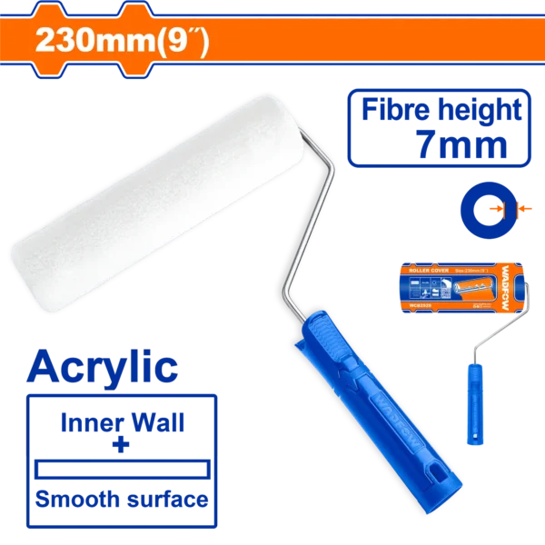 RODILLO PINTURA DE FELPA 9 pulgadas PARA INTERIOR WADFOW