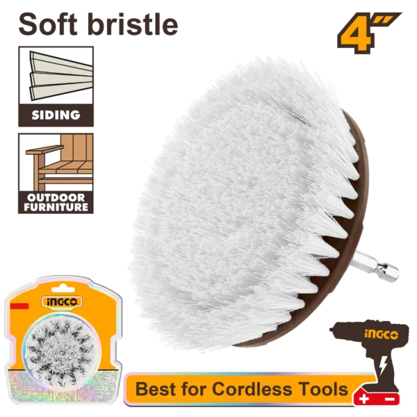 CEPILLO DE CERDAS SUAVES 4"" INGCO
