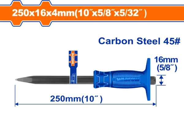 PUNTA PROFESIONAL 4X16X250MM WADFOW