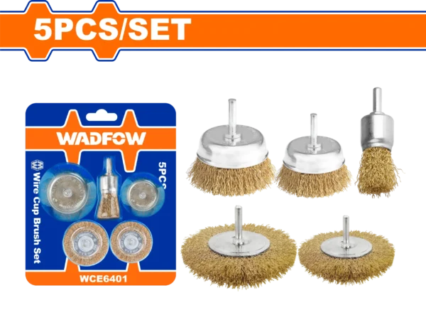 JUEGO DE 5 GRATAS DE ALAMBRE DE 1/4" P/TALADRO WADFOW | Gal…
