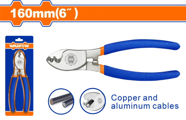 ALICATE CORTA CABLES 6"" WADFOW