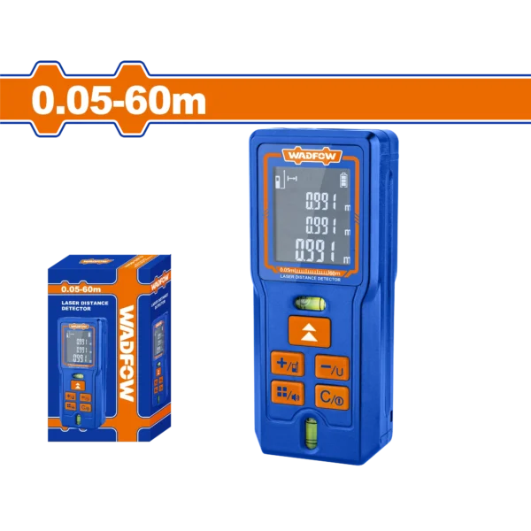 MEDIDOR DE DISTANCIA LASER 60M INDUSTRIAL WADFOW.