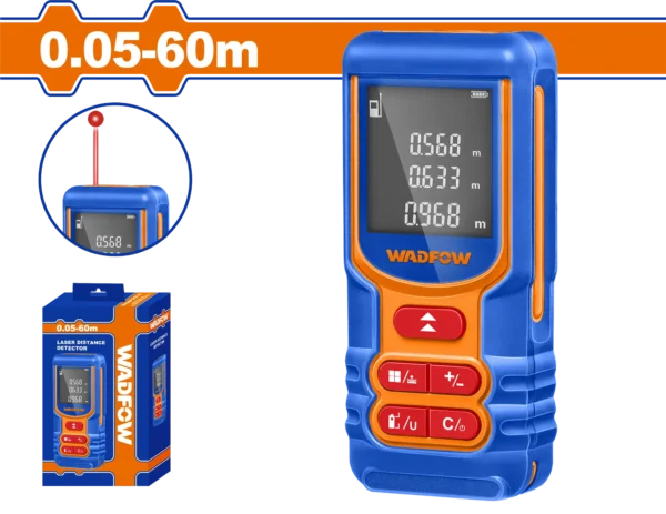 MEDIDOR DE DISTANCIA LASER 60M INDUSTRIAL WADFOW