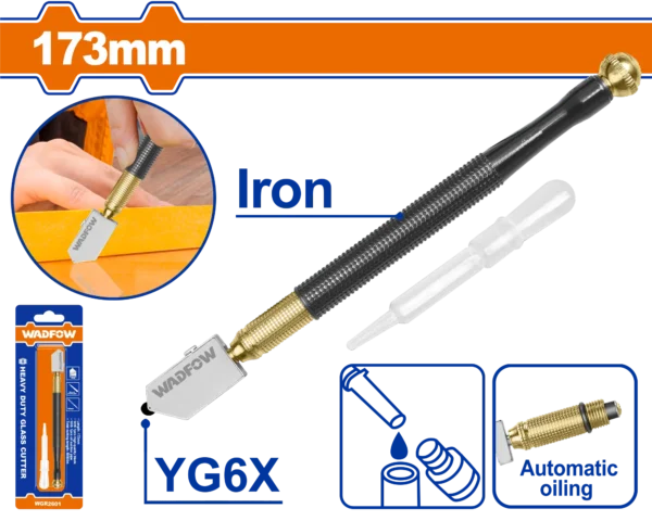 CORTADOR DE VIDRIO METAL ACEITE 1PCS WADFOW