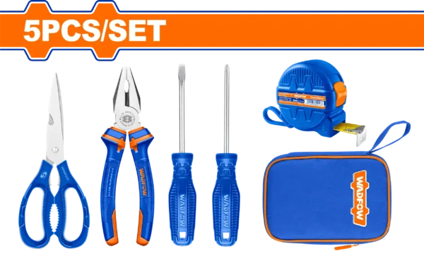 JUEGO DE HERRAMIENTAS MANUALES DE 5 PIEZAS WADFOW