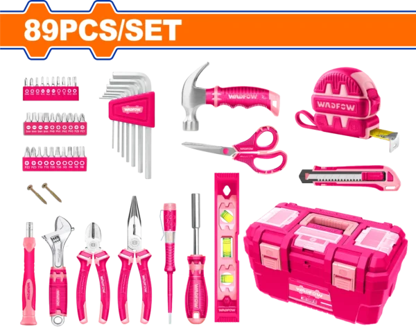 SET DE HERRAMIENTAS 89 PCS WADFOW
