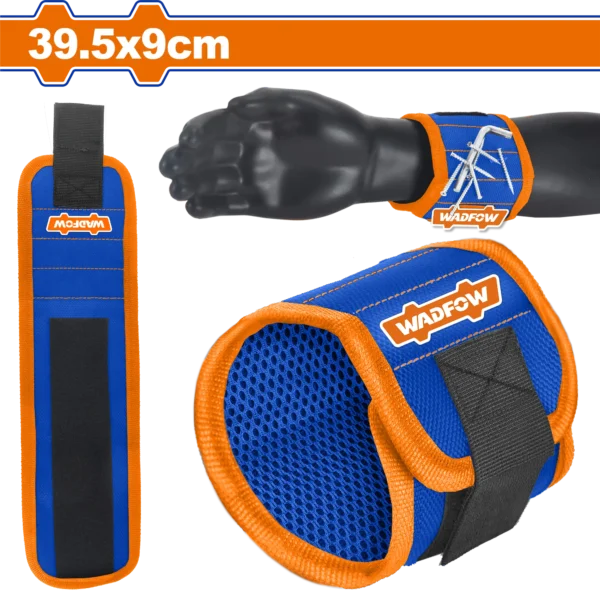 PULSERA MAGNETICA CON BOLSILLOS 39,5X9CM WADFOW