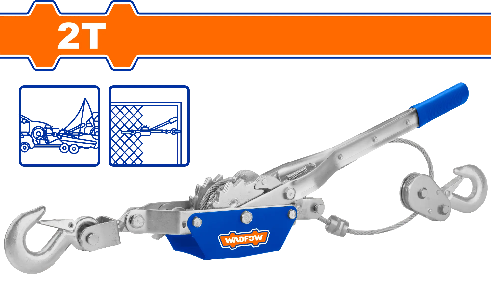 TECLE DE PALANCA CON CABLE 2T WADFOW