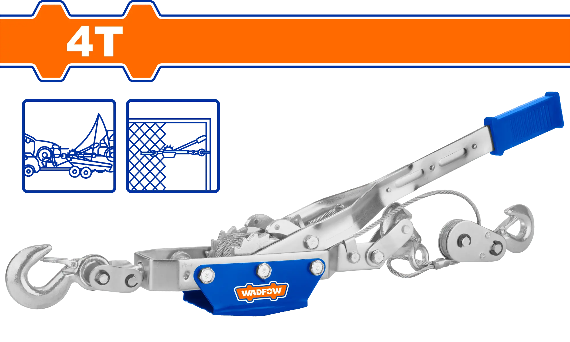 TECLE DE PALANCA CON CABLE 4T WADFOW