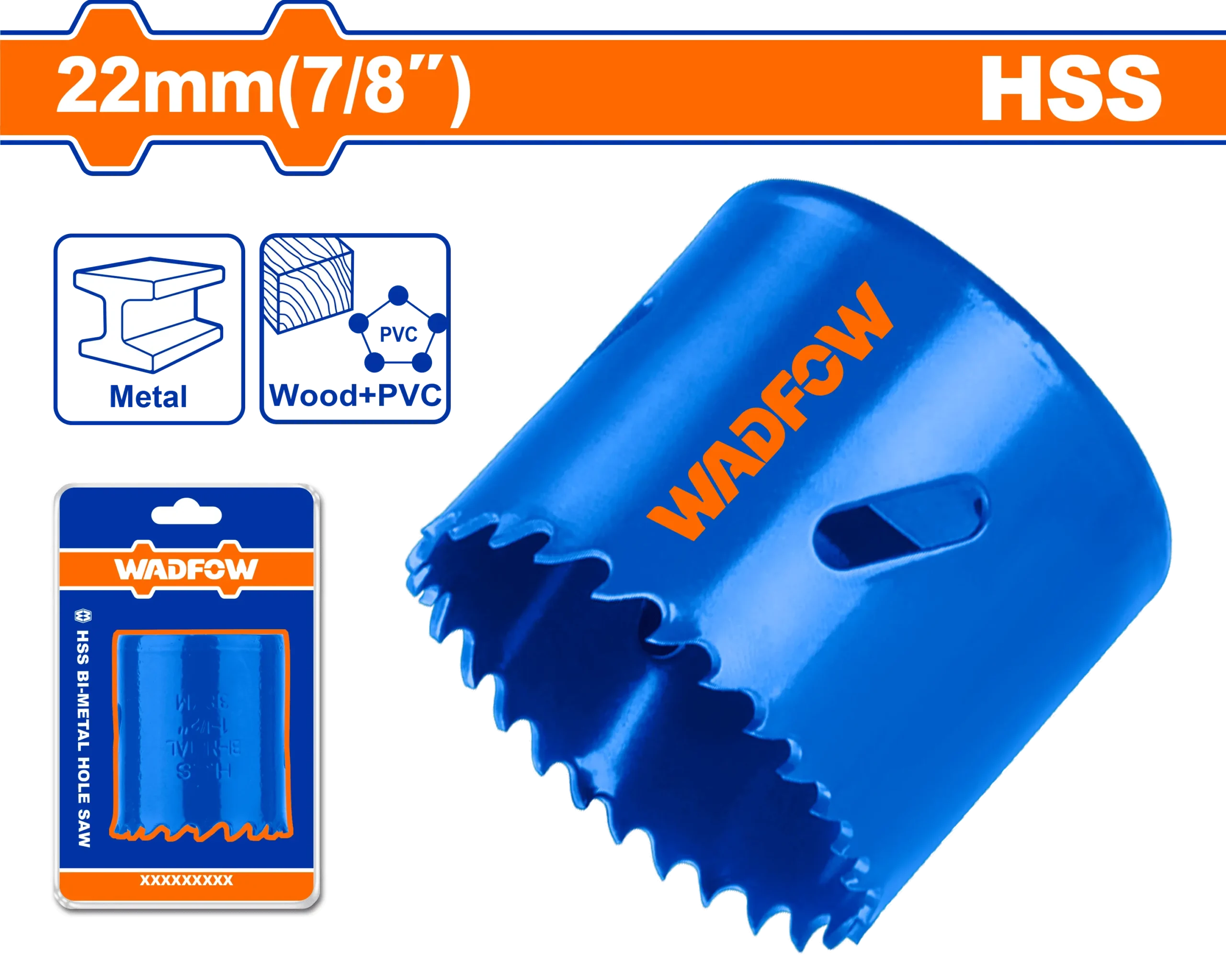 SIERRA COPA BIMETALICA 22MM WADFOW
