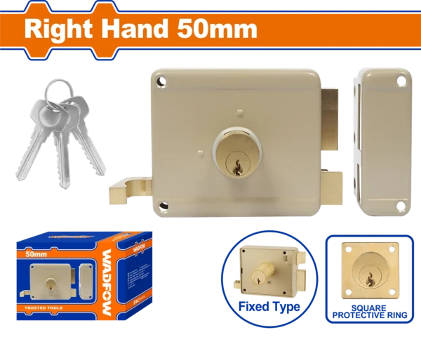 CERRADURA DE SOBREPONER DERECHA 50MM WADFOW