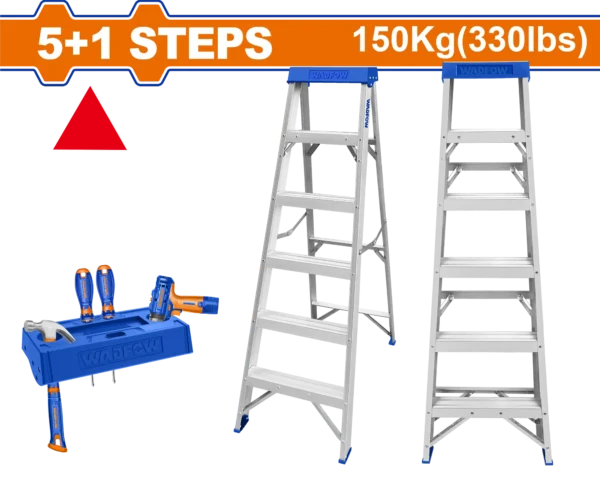 ESCALERA PATA DE GALLO DE 5 PISOS 1.5M WADFOW