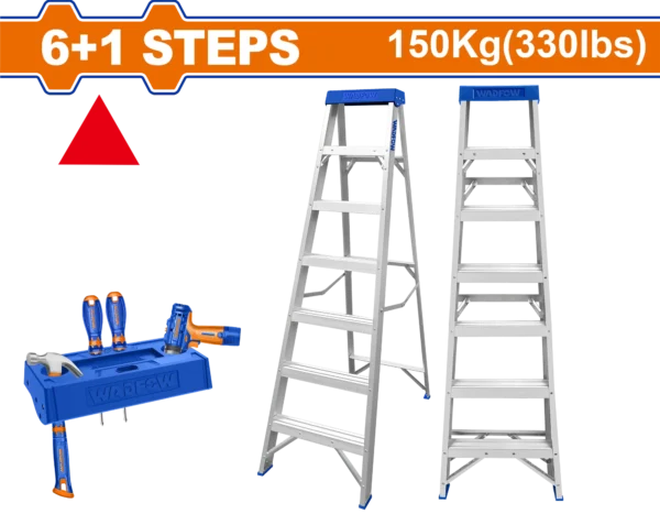 ESCALERA PATA DE GALLO DE 6 PISOS 1.75M WADFOW