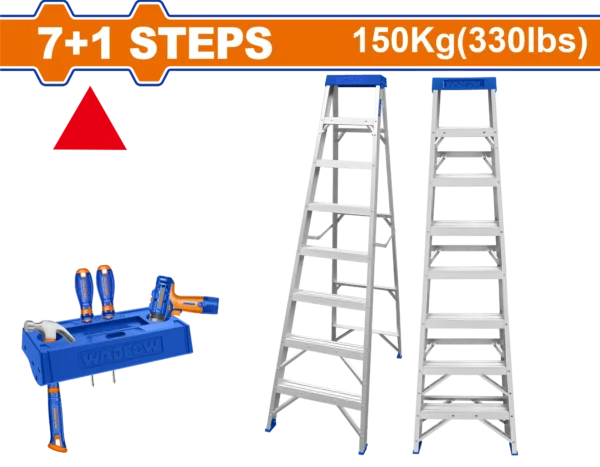 ESCALERA PATA DE GALLO DE 7 PISOS 2M WADFOW
