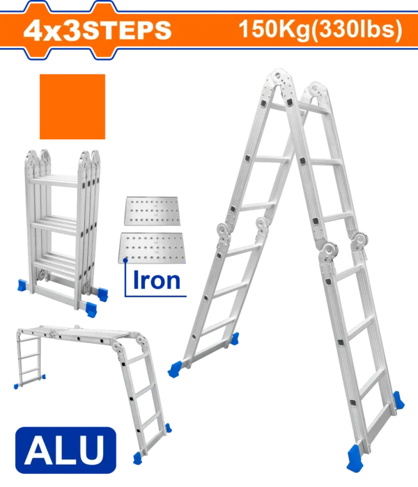 ESCALERA MULTIFUNCION 4X3 PASOS WADFOW