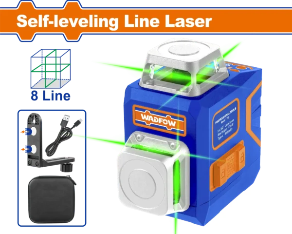 NIVEL DE LASER AUTONIVELANTE 8 LINEAS WADFOW