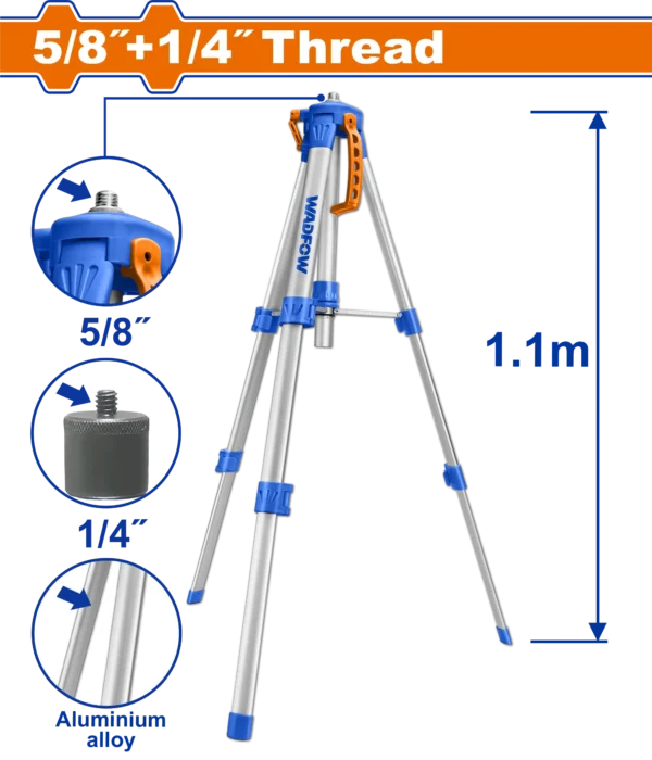 TRIPODE PARA NIVEL LASER WADFOW