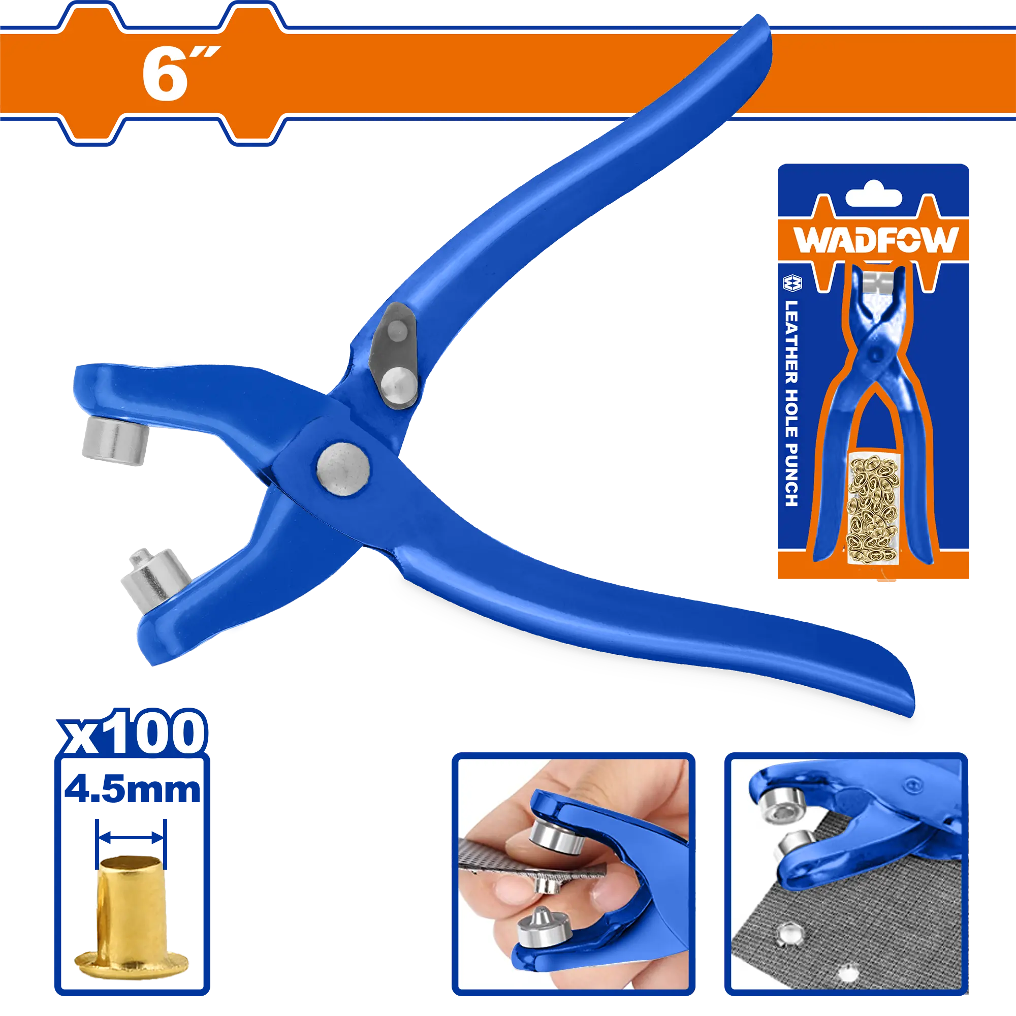 ALICATE PARA OJALES 6"" WADFOW