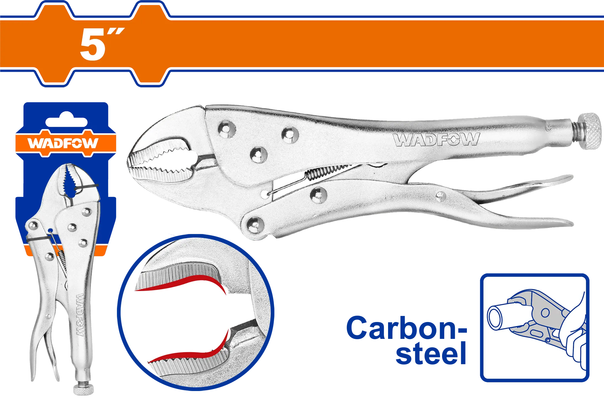 PLAYO DE PRESION CURVO 5"" WADFOW