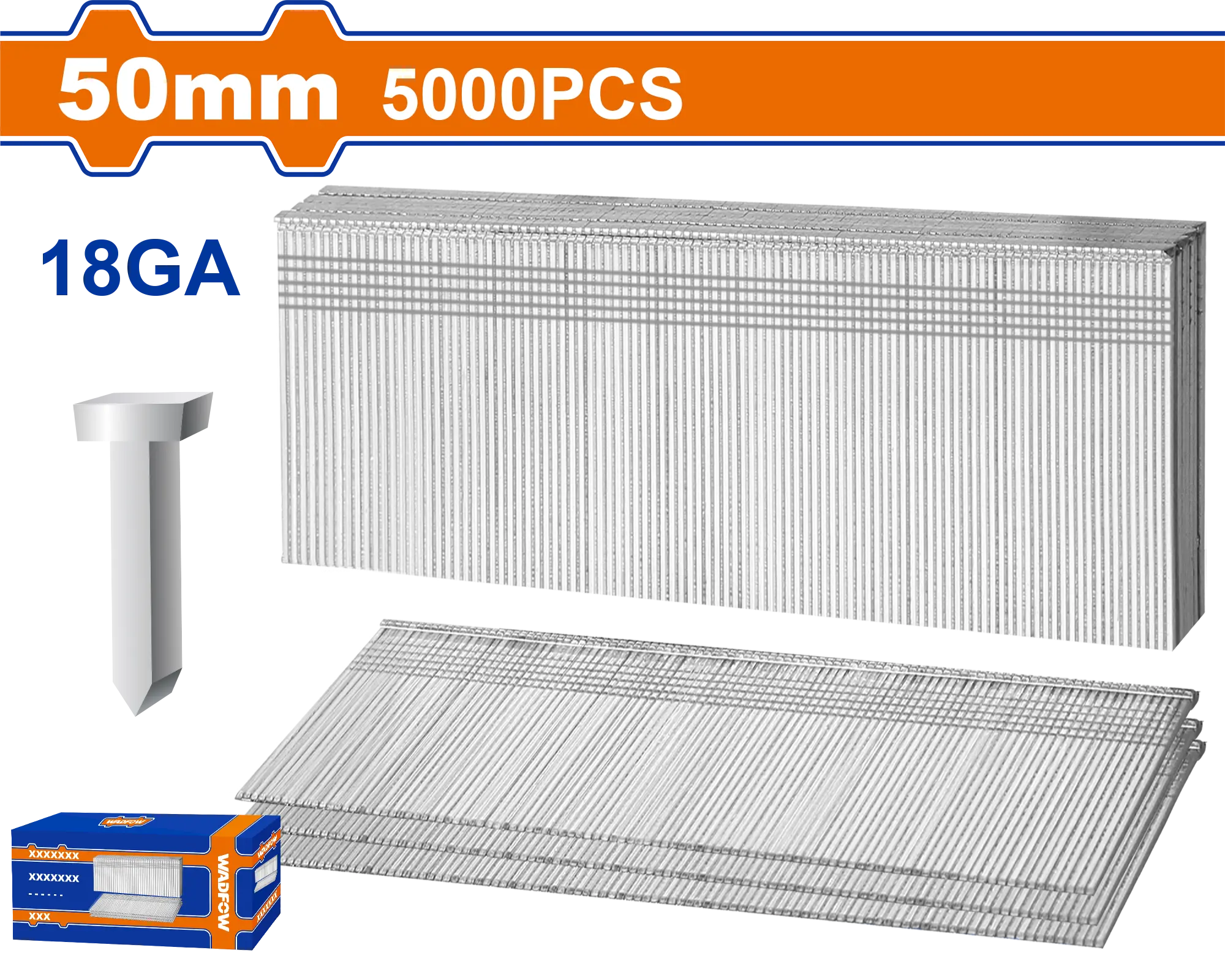 CLAVOS 50MM 5000PCS WADFOW