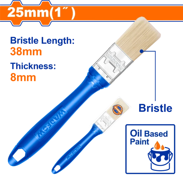 BROCHA PARA PINTURA DE 1" MANGO PLASTICO WADFOW