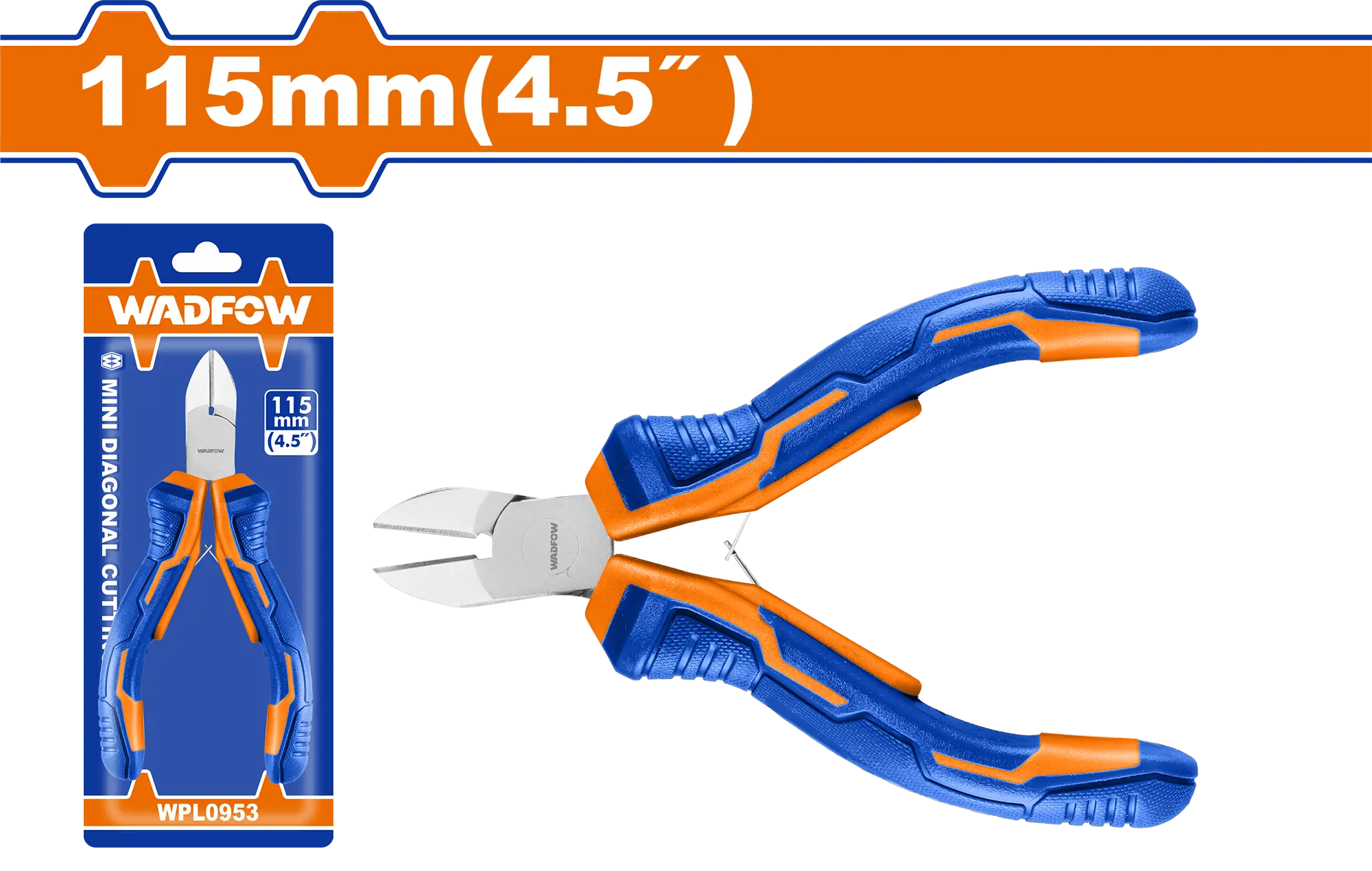 PINZA MINI CORTE DIAGONAL 4,5"" 115MM WADFOW