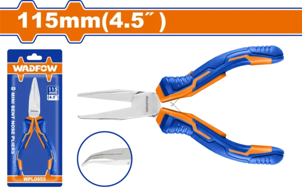 PINZA MINI PUNTA 4,5"" SIN CORTE WADFOW