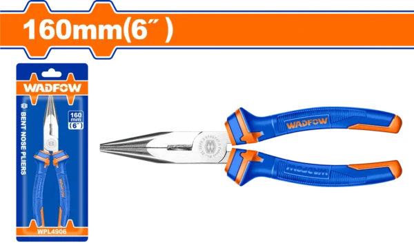 PINZA PUNTA LARGA CABEZA DOBLADA INDUSTRIAL 6"- WADFOW.