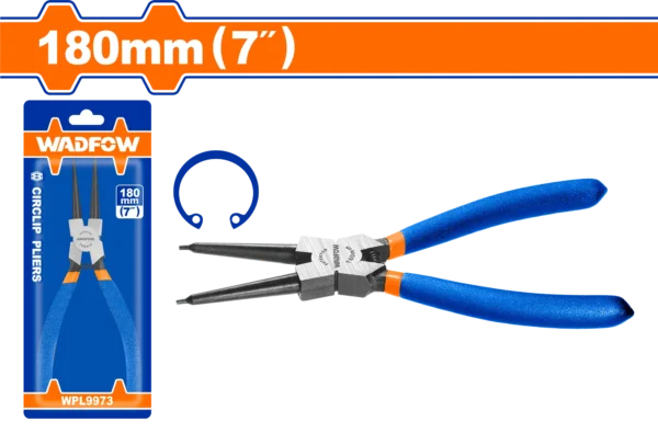 PINZA CIRCLIP CABEZA RECTA 7" WADFOW