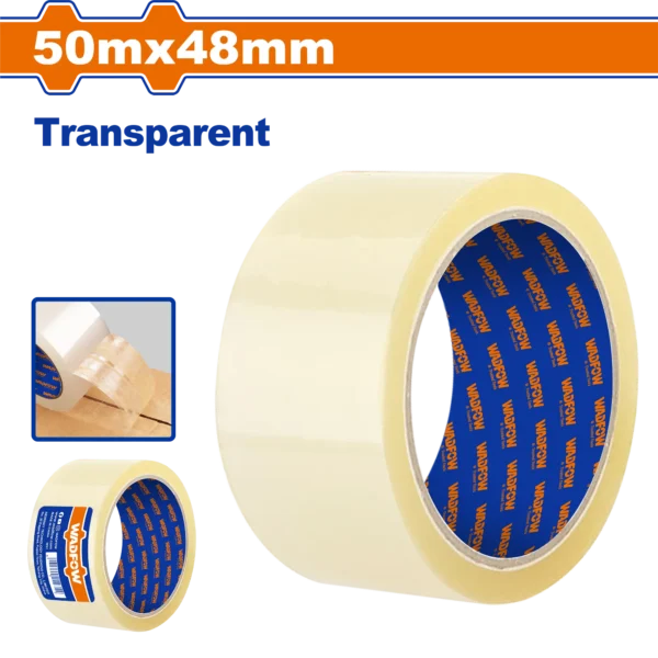 CINTA DE EMBALAJE TRANSP 50M X 48MM WADFOW