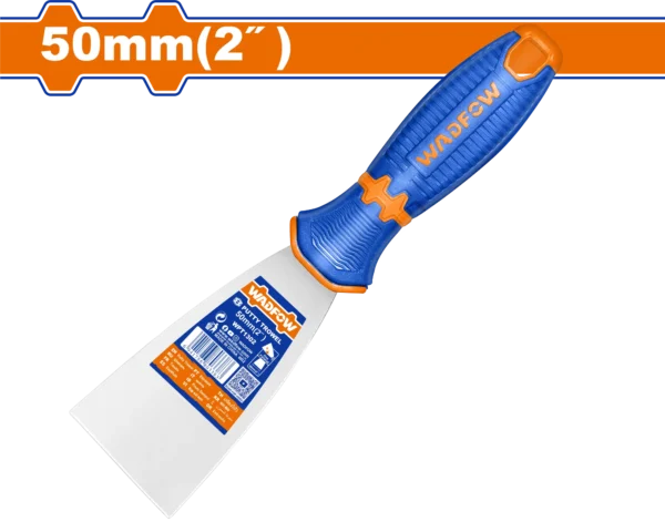 ESPATULA ACERO INOXIDABLE MANGO PLAS,BICOLOR 2"X50MM WADFOW