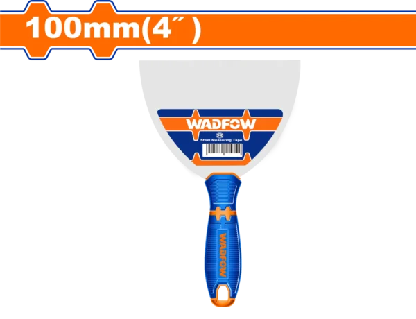 ESPATULA ACERO INOXIDABLE MANGO PLAS,BICOLOR 4"X100MM WADFOW