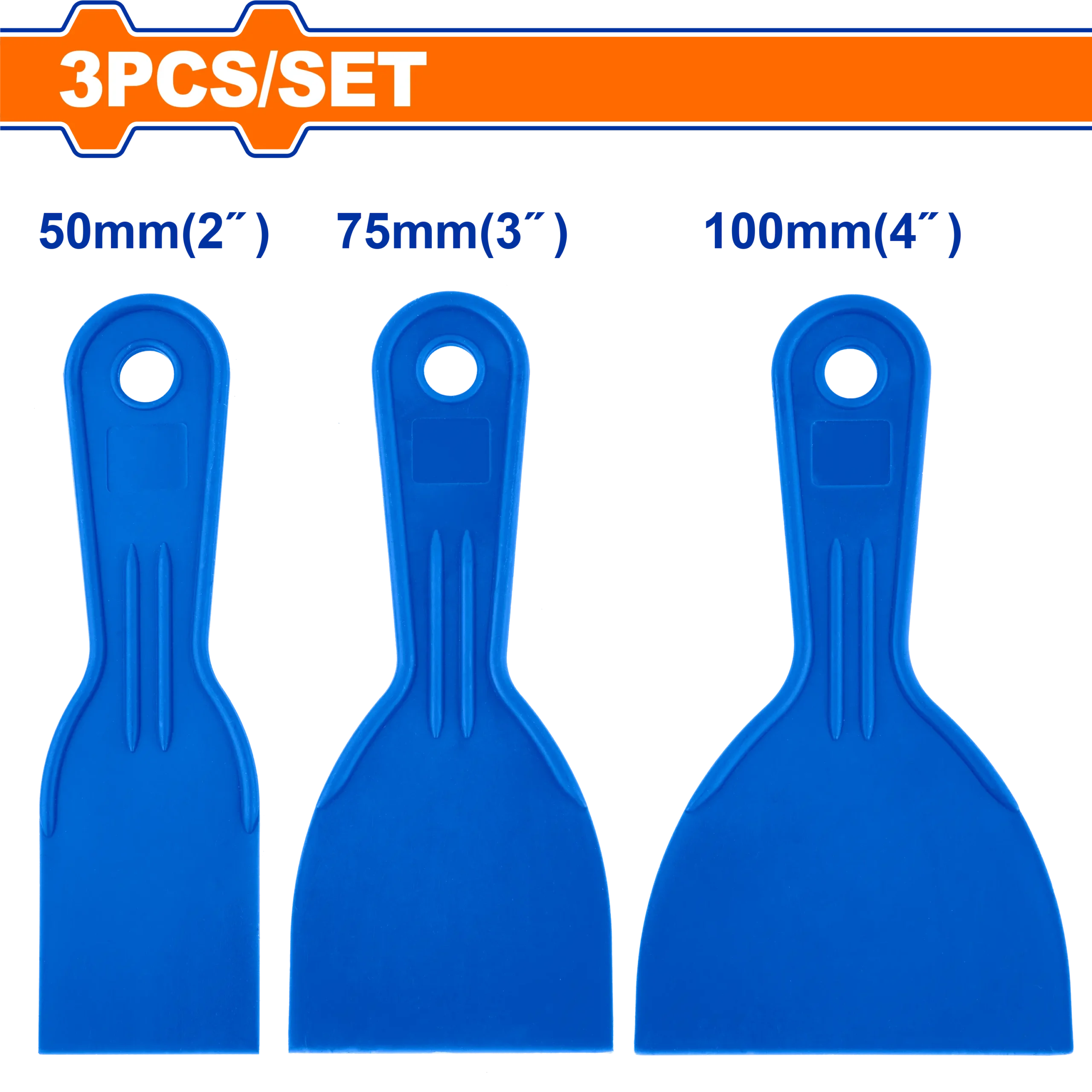 JUEGO DE ESPATULAS PLASTICAS 3PCS WADFOW