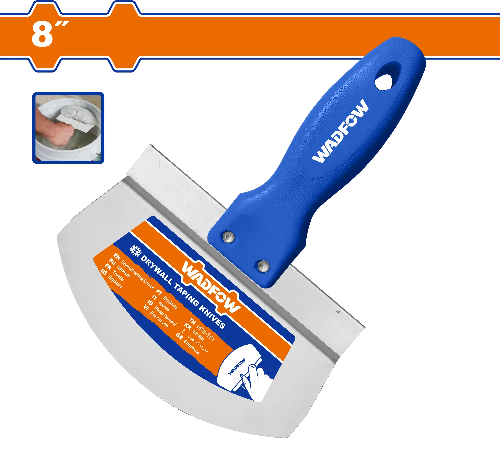 ESPATULA PARA YESO 8"" WADFOW