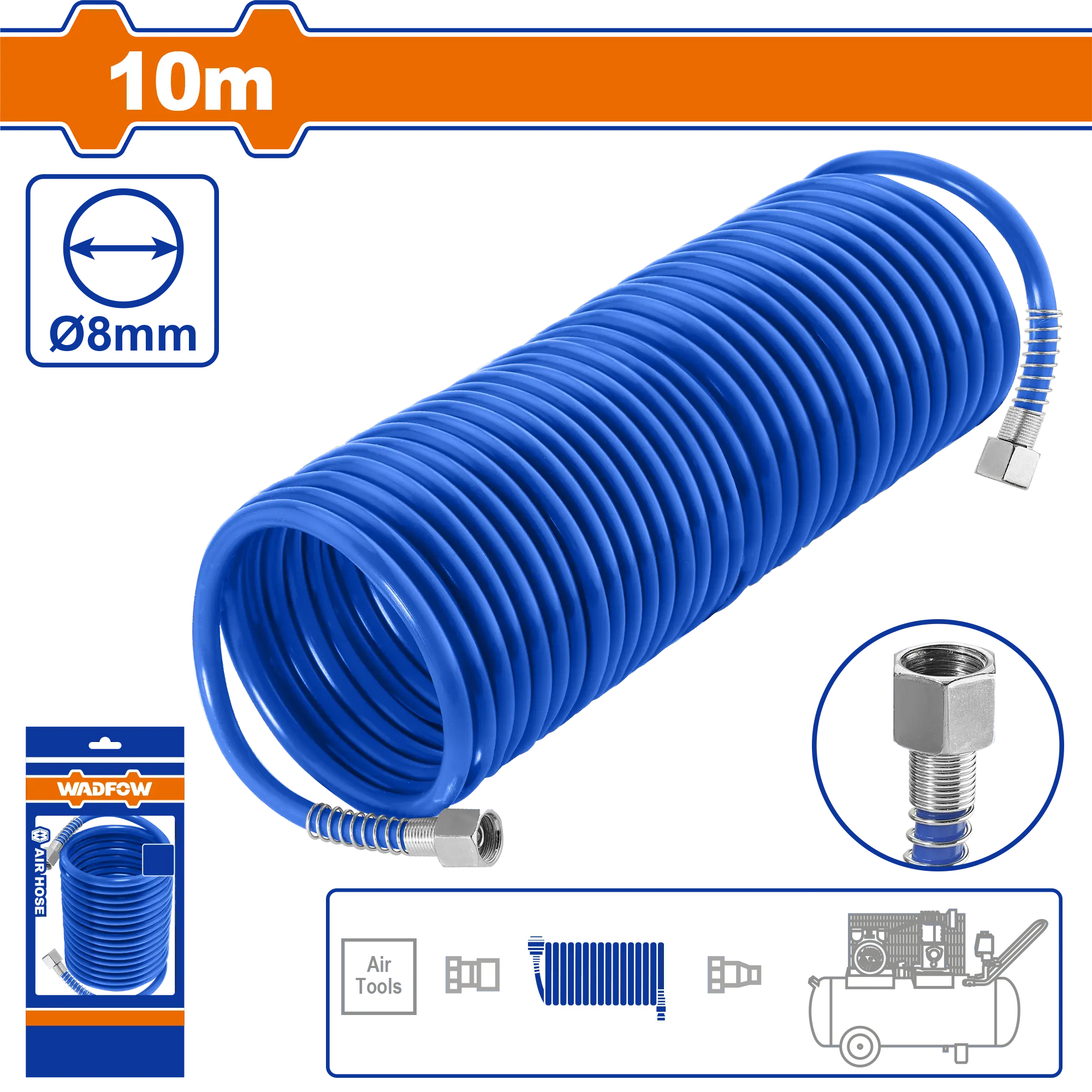 MANGUERA DE AIRE 10M 5/8MM WADFOW