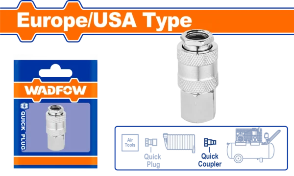 ACOPLE DE AIRE HEMBRA 1/4"" WADFOW