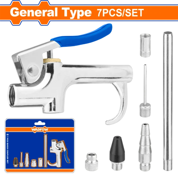 JUEGO DE PISTOLA DE AIRE 7PCS WADFOW