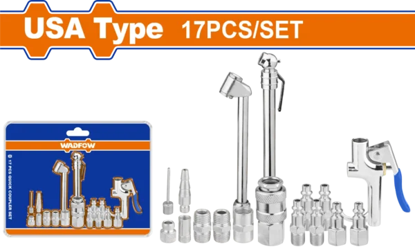 JUEGO DE PISTOLA DE AIRE 17PCS WADFOW