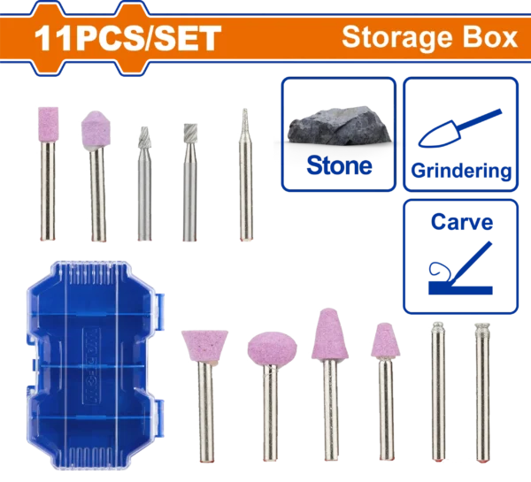 ACCESORIOS MINI TALADRO 11 PIEZAS WADFOW