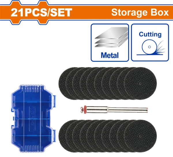 ACCESORIOS MINI TALADRO 21 PIEZAS WADFOW