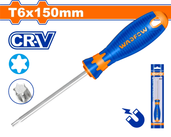 DESTORNILLADOR ESTRELLA 5/16""X 8" BICOLOR FUNDA PH3 WADFOW