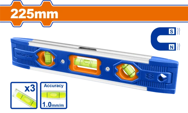 NIVEL TORPEDO 22,5CM WADFOW