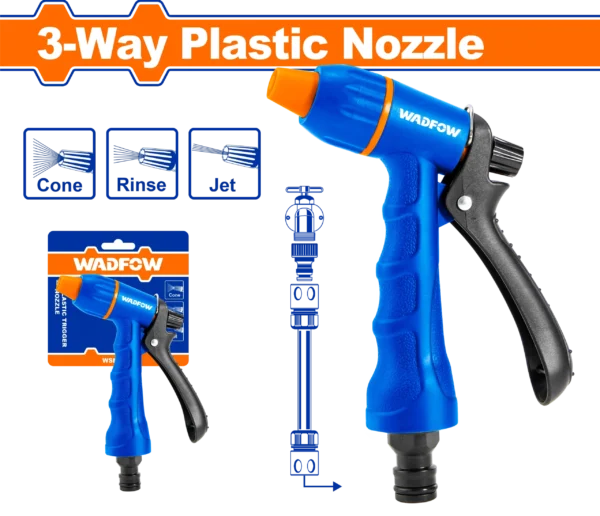 PISTOLA DE JARDIN 3 FUNC WADFOW