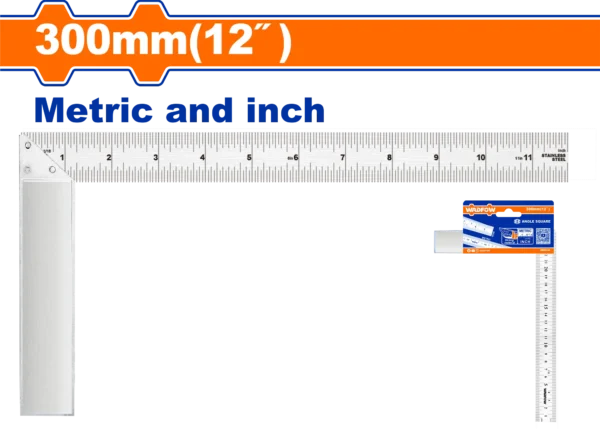 ESCUADRA EN L DE 12"ACERO INOX WADFOW